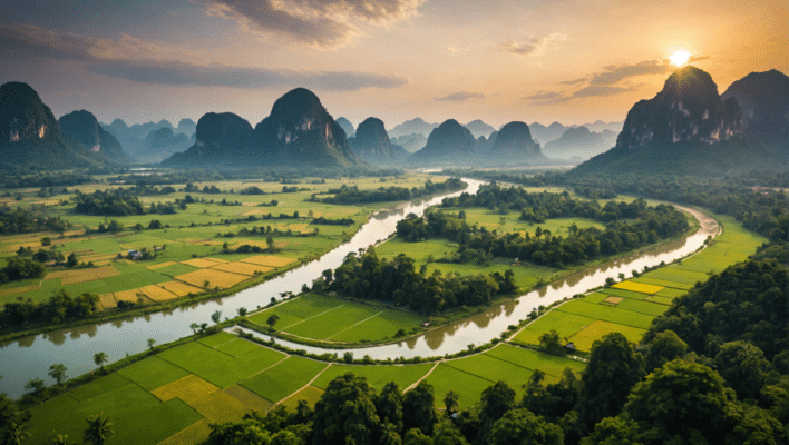 découvrez vang vieng, cœur de la nature et de l'aventure au laos, à travers notre guide de voyage. explorez ses paysages époustouflants et vivez des expériences uniques au milieu d'une nature préservée.